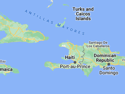 Map showing location of Petite Anse (19.62972, -73.15444)