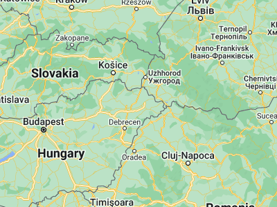 Map showing location of Petneháza (48.06084, 22.07485)