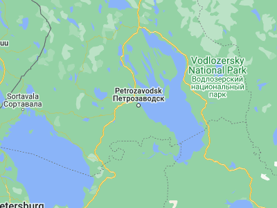 Map showing location of Petrozavodsk (61.78491, 34.34691)