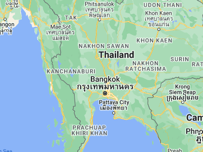 Map showing location of Phak Hai (14.45736, 100.36989)