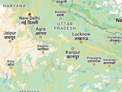 Map showing location of Phaphūnd (26.59941, 79.46392)