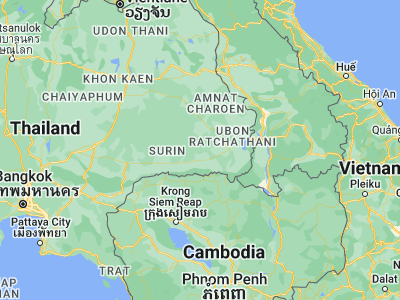 Map showing location of Phayu (14.90851, 104.391)