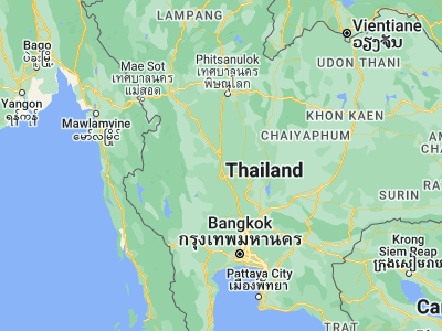 Map showing location of Phayuha Khiri (15.45525, 100.13533)