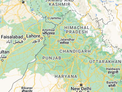 Map showing location of Phillaur (31.02071, 75.78766)