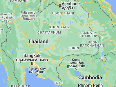 Map showing location of Phimai (15.22324, 102.49472)
