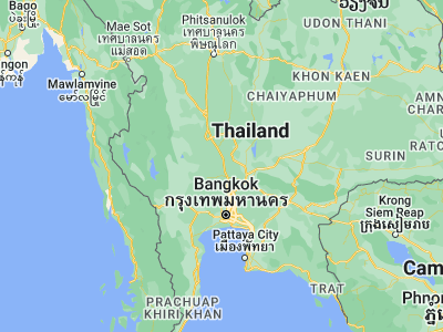 Map showing location of Pho Thong (14.66731, 100.40878)
