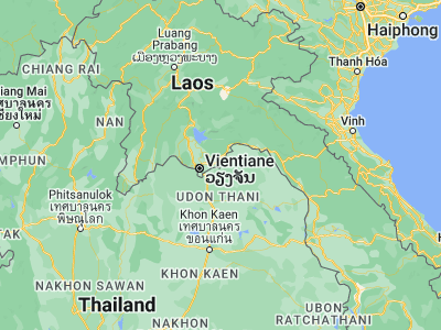 Map showing location of Phon Phisai (18.02106, 103.07664)