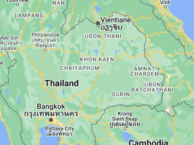 Map showing location of Phon (15.816, 102.59981)