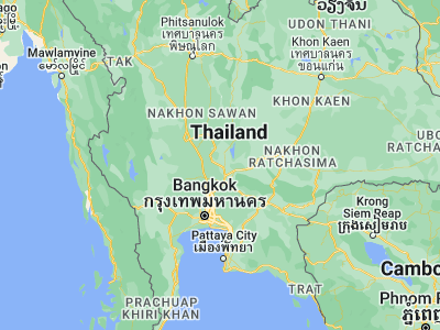 Map showing location of Phra Phutthabat (14.72526, 100.79536)