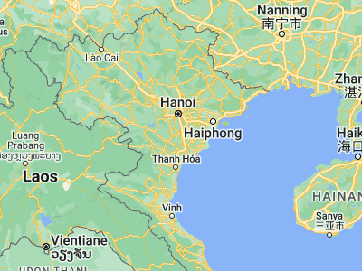 Map showing location of Phủ Lý (20.54111, 105.91389)