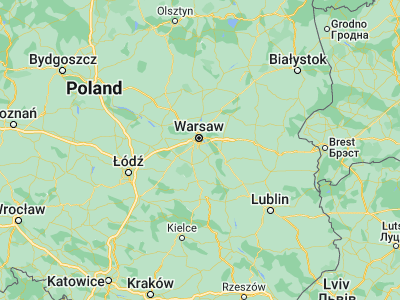 Map showing location of Piaseczno (52.0814, 21.02397)