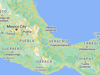 Map showing location of Piedras Negras (18.77014, -96.17329)