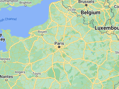Map showing location of Pierrefitte-sur-Seine (48.96691, 2.36104)