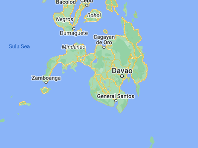 Map showing location of Pigcawayan (7.27722, 124.42556)