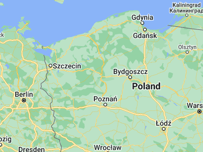 Map showing location of Piła (53.15145, 16.73782)