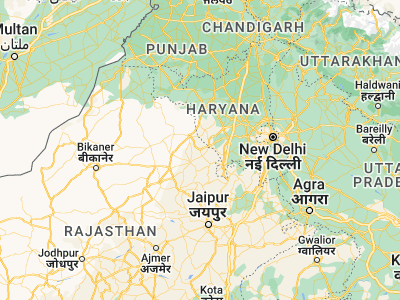 Map showing location of Pilāni (28.3654, 75.60296)