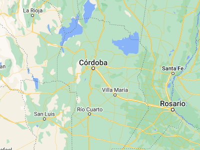 Map showing location of Pilar (-31.6789, -63.87964)