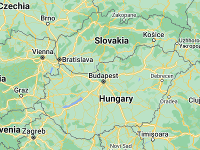 Map showing location of Pilisszántó (47.66909, 18.88762)