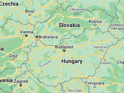 Map showing location of Pilisszentkereszt (47.69143, 18.90503)