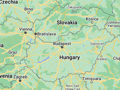 Map showing location of Pilisvörösvár (47.61386, 18.90893)