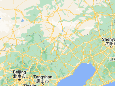 Map showing location of Pingzhuang (42.03722, 119.28889)
