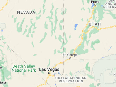 Map showing location of Pioche (37.92969, -114.45221)