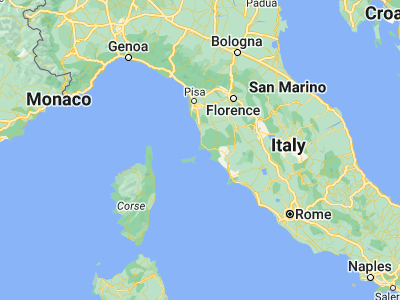 Map showing location of Piombino (42.93482, 10.52212)
