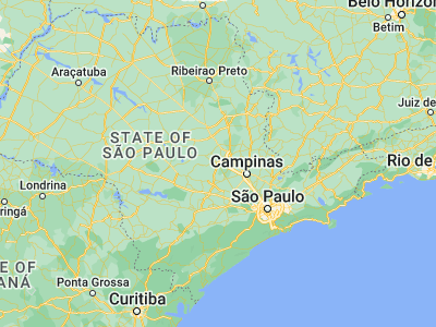 Map showing location of Piracicaba (-22.72528, -47.64917)