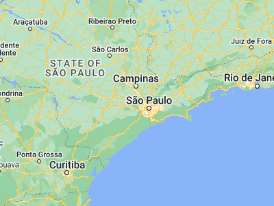 Map showing location of Pirapora do Bom Jesus (-23.39694, -47.00222)