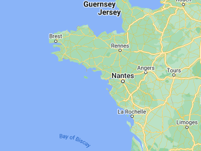 Map showing location of Piriac-sur-Mer (47.37938, -2.54616)