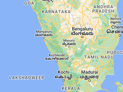 Map showing location of Piriyāpatna (12.33972, 76.09917)