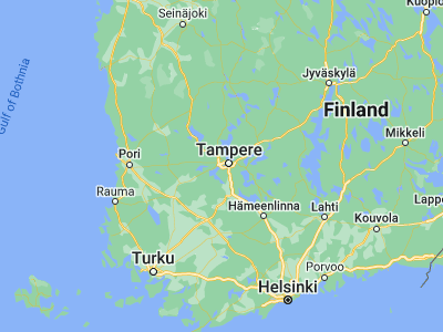 Map showing location of Pirkkala (61.46125, 23.63228)