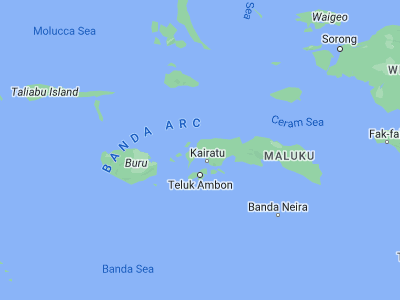 Map showing location of Piru (-3.06491, 128.19481)