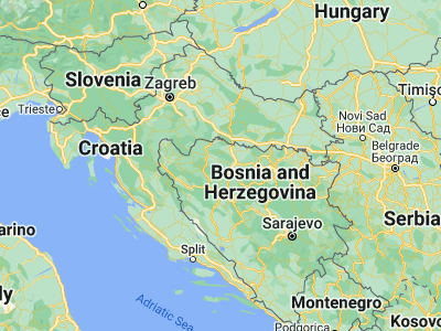 Map showing location of Piskavica (44.86717, 16.97464)