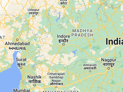 Map showing location of Pithampur (22.60197, 75.69649)