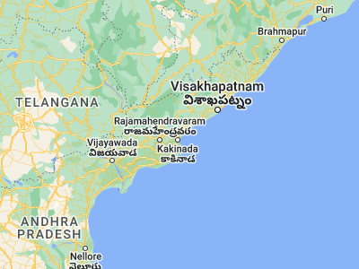 Map showing location of Pithāpuram (17.11667, 82.26667)