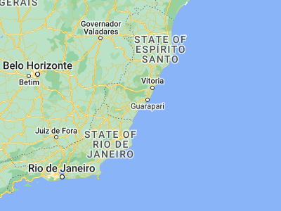 Map showing location of Piúma (-20.83778, -40.72194)
