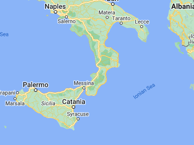 Map showing location of Pizzo (38.73838, 16.1658)