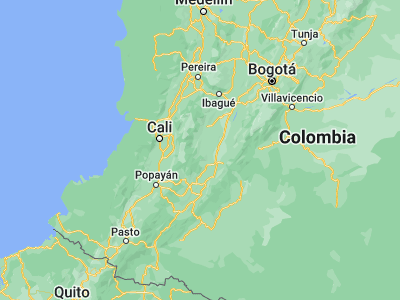 Map showing location of Planadas (3.19698, -75.64506)