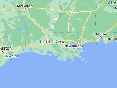 Map showing location of Plaquemine (30.28908, -91.23427)