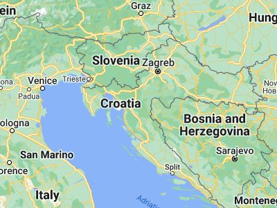 Map showing location of Plaški (45.07639, 15.36806)