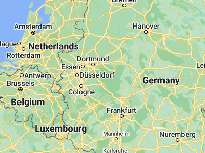 Map showing location of Plettenberg (51.20949, 7.8726)
