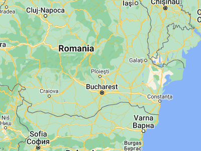 Map showing location of Ploieşti (44.95, 26.01667)