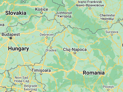 Map showing location of Plopiş (47.13333, 22.68333)