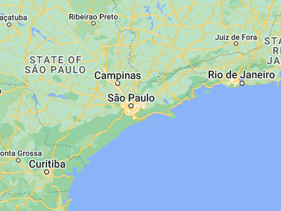 Map showing location of Poá (-23.52806, -46.34472)