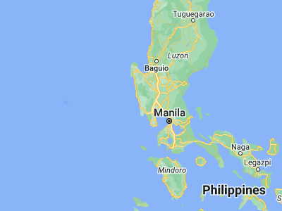 Map showing location of Poblacion, San Felipe (15.06222, 120.07)