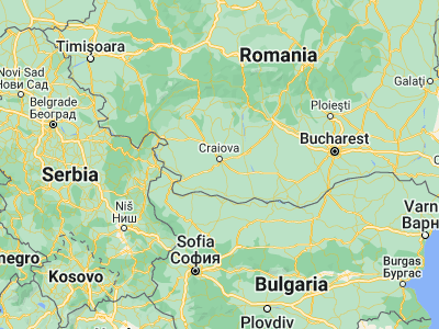 Map showing location of Podari (44.25, 23.78333)