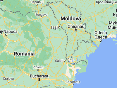 Map showing location of Pogana (46.31667, 27.56667)