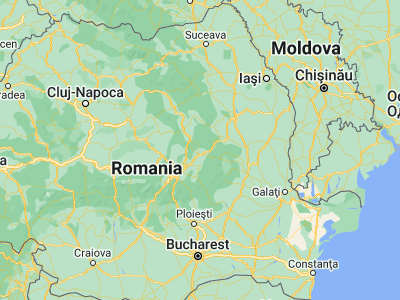 Map showing location of Poian (46.06667, 26.15)