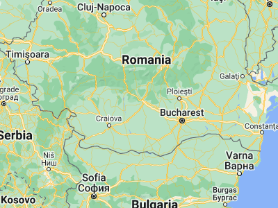 Map showing location of Poiana Lacului (44.81667, 24.73333)